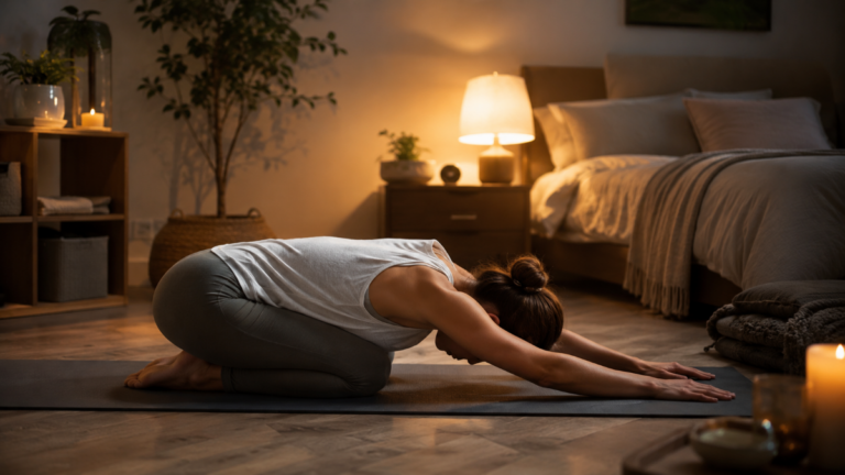 Mal de dos le soir les gestes simples pour relâcher les tensions avant de dormir