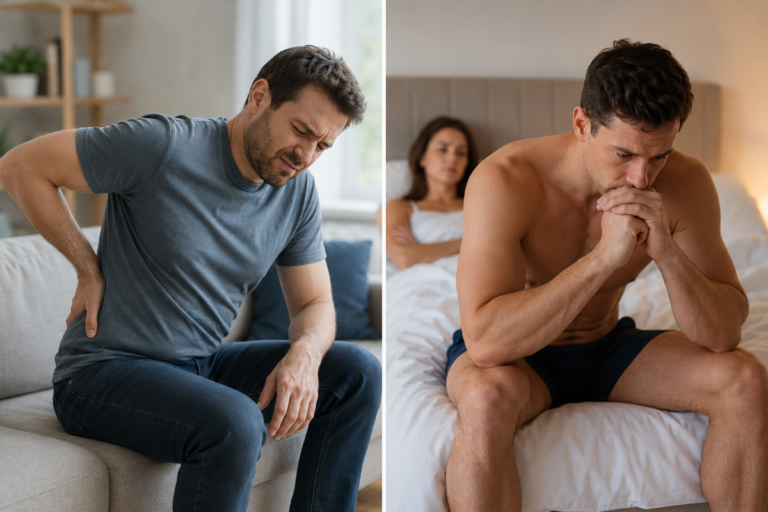 Mal de dos et troubles de l’érection quel rôle joue le périnée masculin